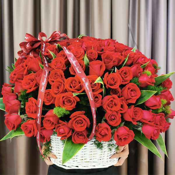 Flower Basket 2 Online Rose Flower Basket Delivery KL