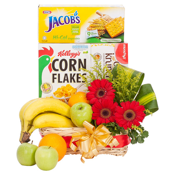 Cheer up fruit health basket delivery