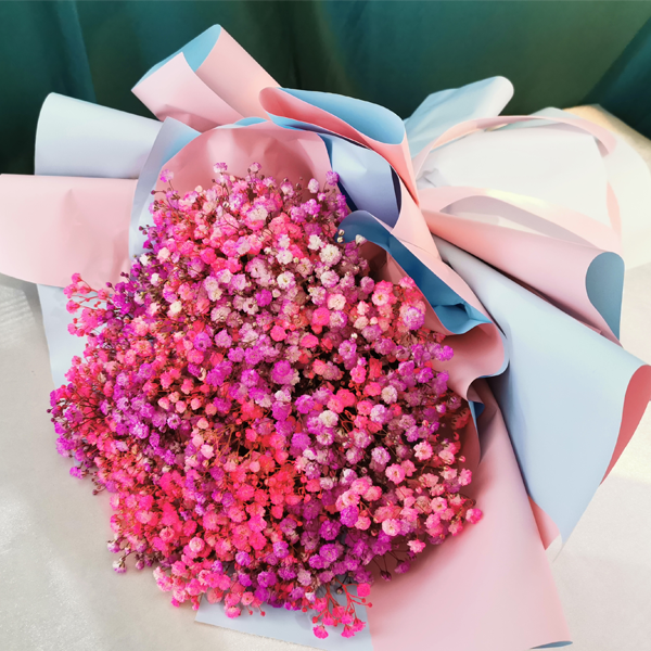 Rainbow-Dreams baby breath bouquet delivery