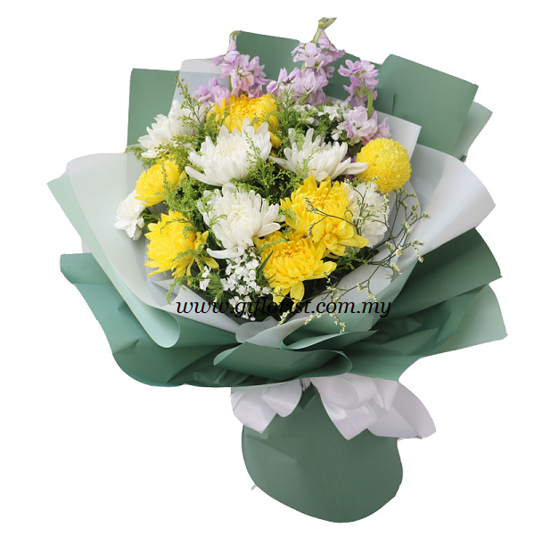 Sympathy-Bouquet-02 kl free delivery
